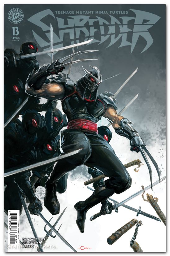 Teenage Mutant Ninja Turtles Shredder #13 (2025) cover b crain variant