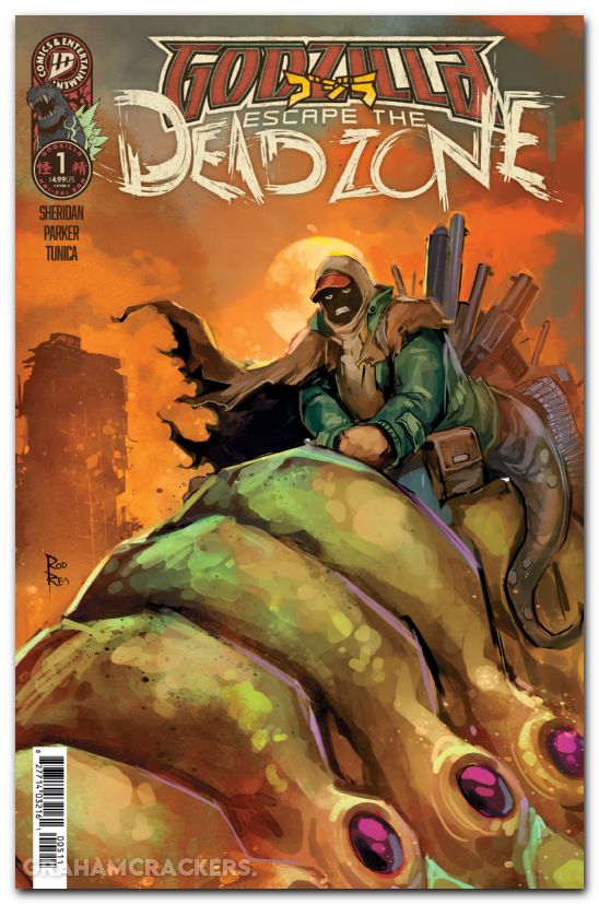 Godzilla Escape The Deadzone #1 (2025) cover b reis variant