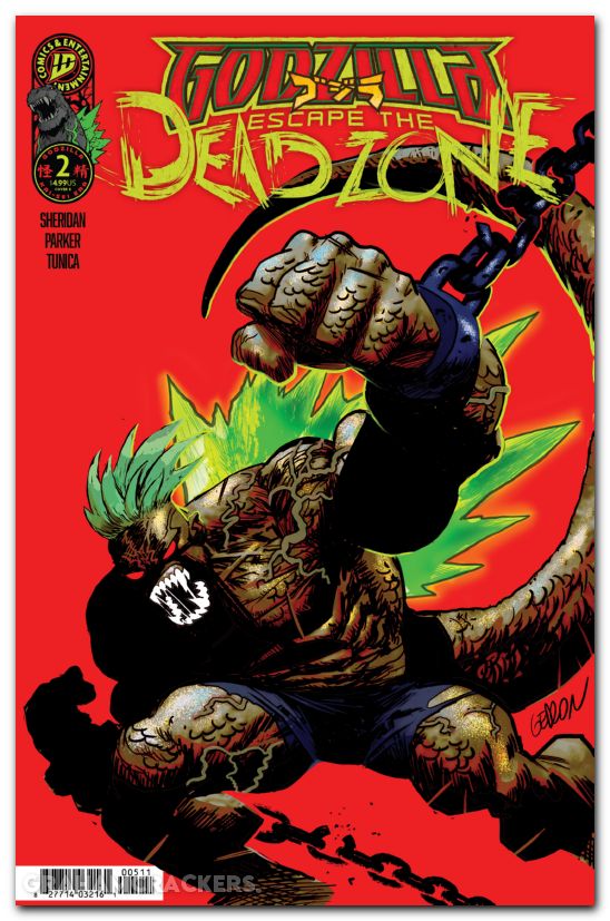 Godzilla Escape The Deadzone #2 (2025) cover b gedeon variant