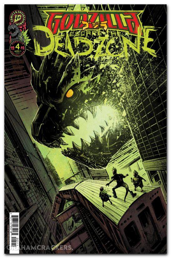 Godzilla Escape The Deadzone #4 (2025) cover b fullerton variant