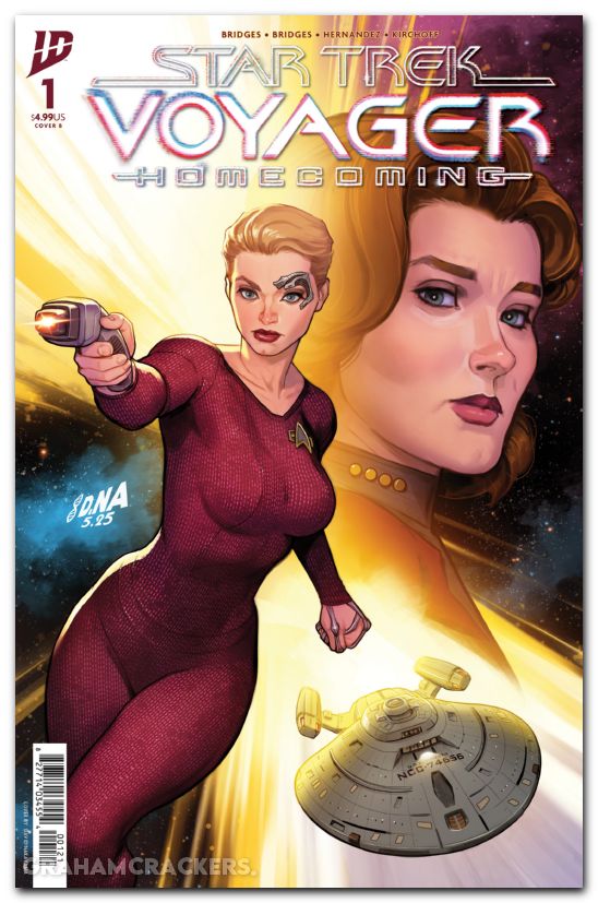 Star Trek Voyager Homecoming #1 (2025) cover b nakayama variant