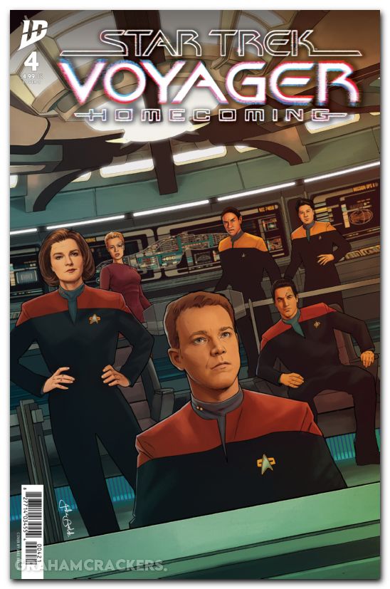 Star Trek Voyager Homecoming #4 (2025) cover b bartok variant
