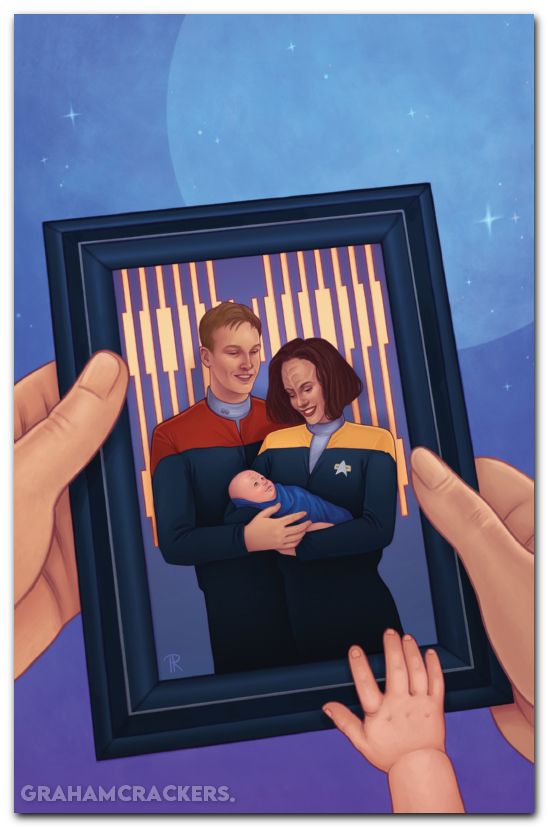 Star Trek Voyager Homecoming #5 (2025) cover c perciphone virgin variant