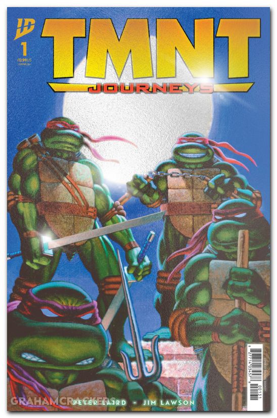 TMNT Journeys #1 (2025) cover c laird foil variant