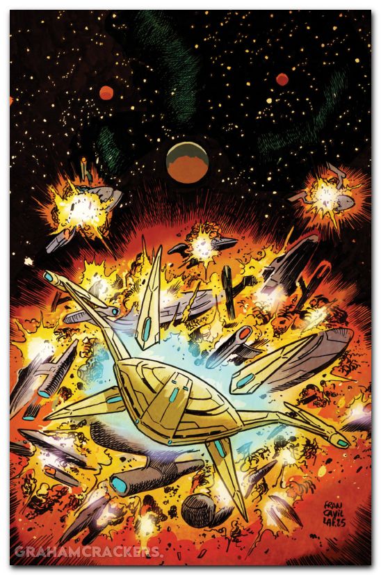 Star Trek The Last Starship #1 (2025) cover e francavilla virgin variant