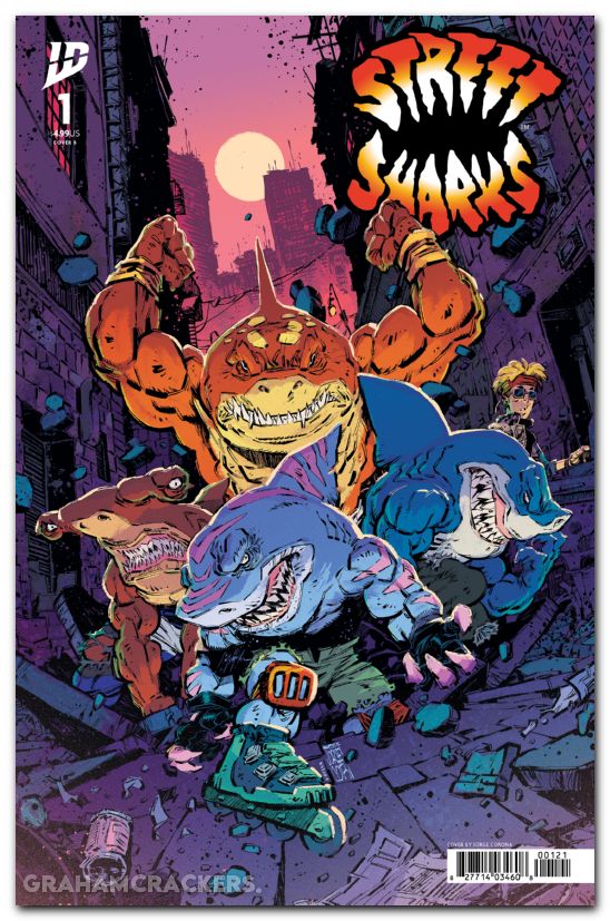 Street Sharks #1 (2025) cover b corona variant