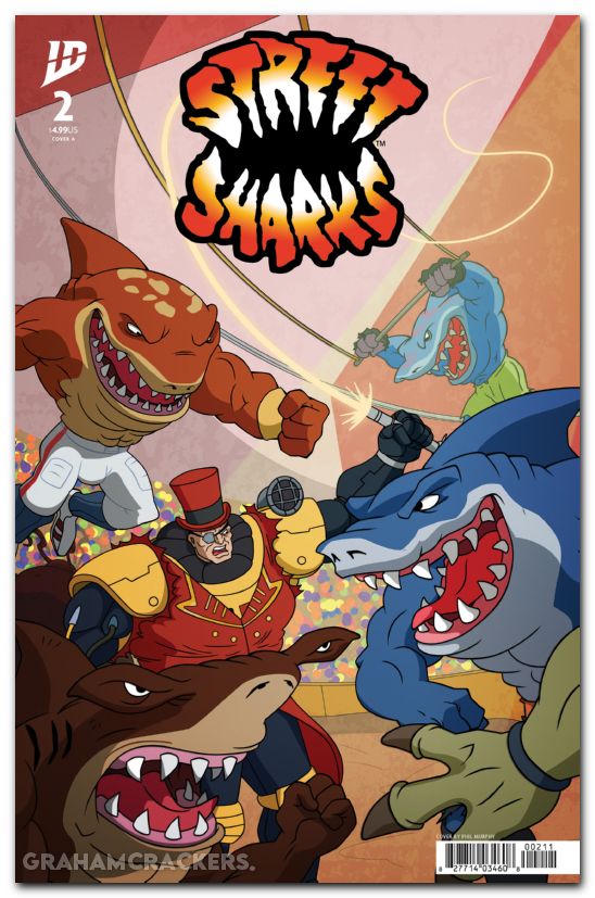 Street Sharks #2 (2025) cover a