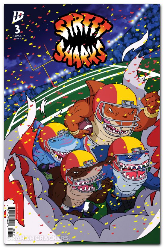 Street Sharks #3 (2025) cover a