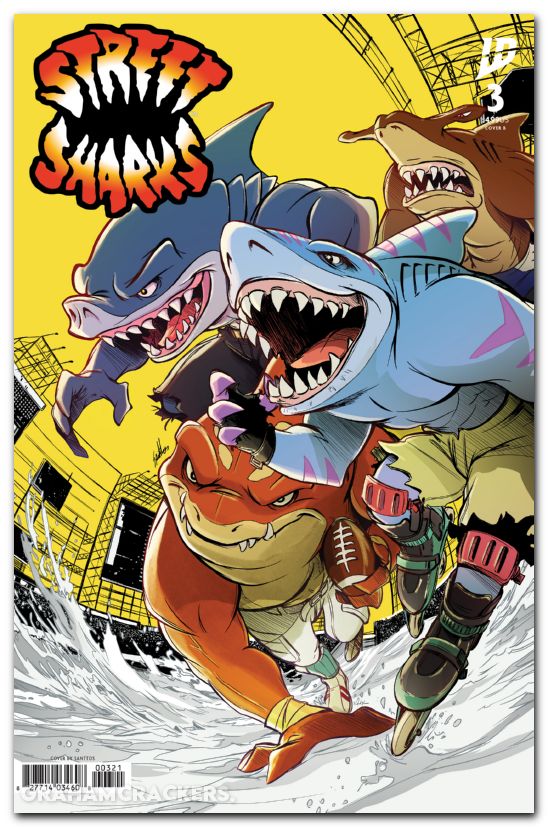 Street Sharks #3 (2025) cover b santtos variant