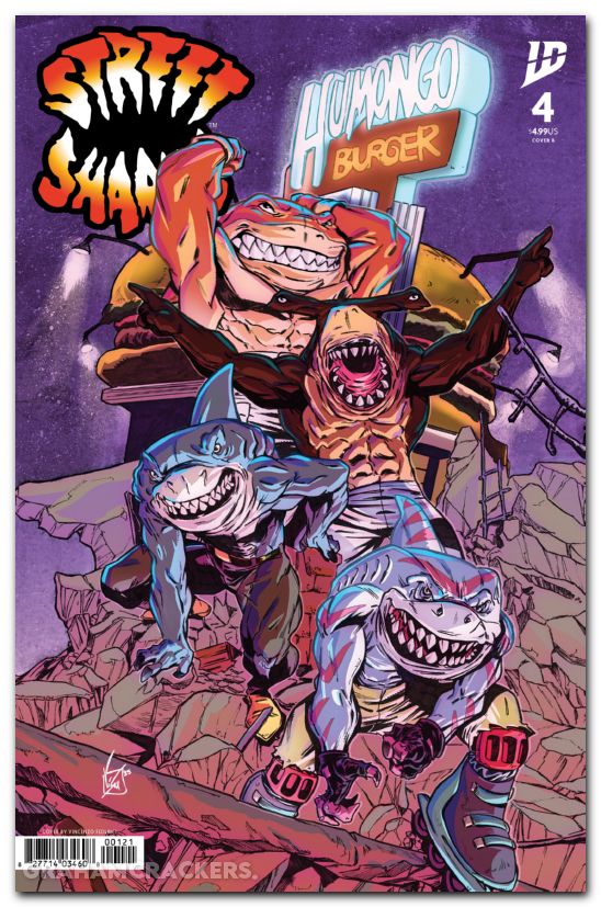 Street Sharks #4 (2025) cover b federici variant