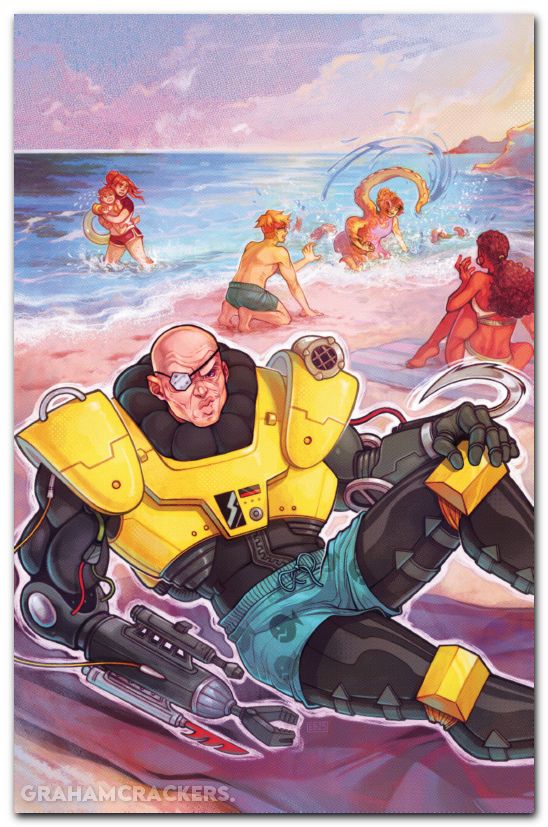 Street Sharks #5 (2025) cover d beals virgin variant