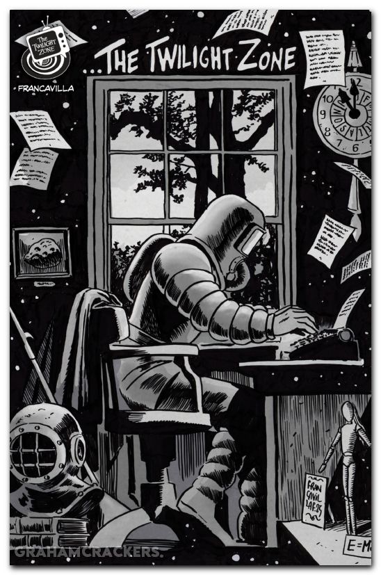 Twilight Zone #5 (2025) cover b francavilla connecting variant