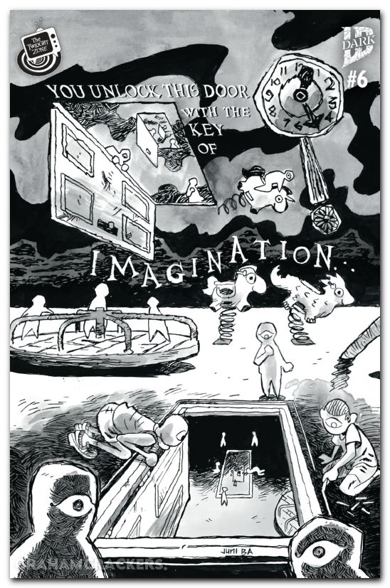 Twilight Zone #6 (2025) cover b ba connecting variant