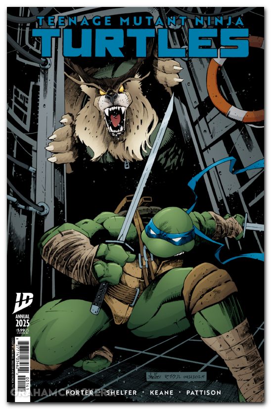 Teenage Mutant Ninja Turtles Annual #1 (2025) cover d shelfer variant