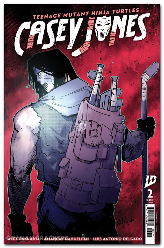 Teenage Mutant Ninja Turtles Casey Jones #2 (2025) cover b cizmesija variant