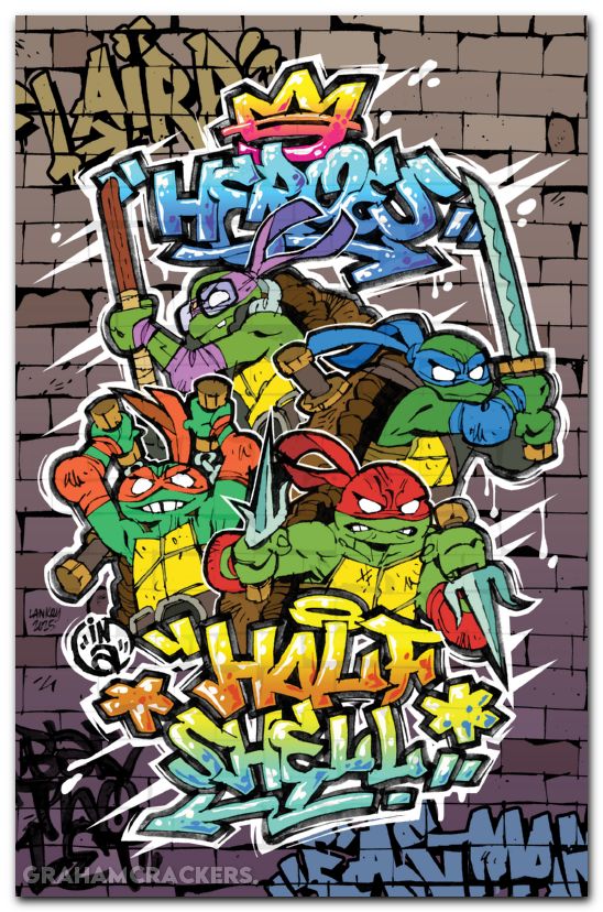 Tales Of The Teenage Mutant Ninja Turtles #1 (2025) cover d lankry mural virgin variant