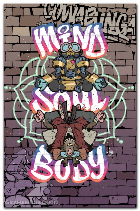 Tales Of The Teenage Mutant Ninja Turtles #6 (2025) cover c lankry mural virgin variant