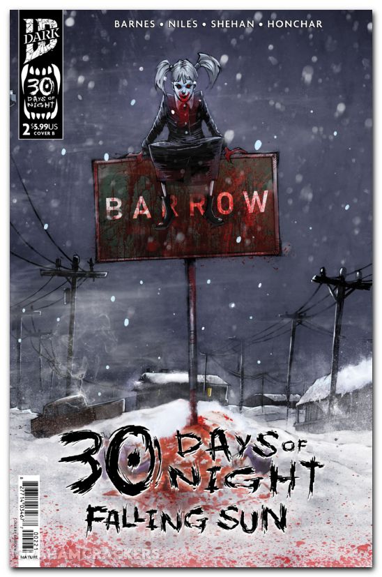 30 Days Of Night Falling Sun #2 (2025) cover b worm variant