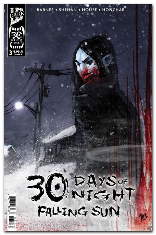 30 Days Of Night Falling Sun #3 (2025) cover b worm variant