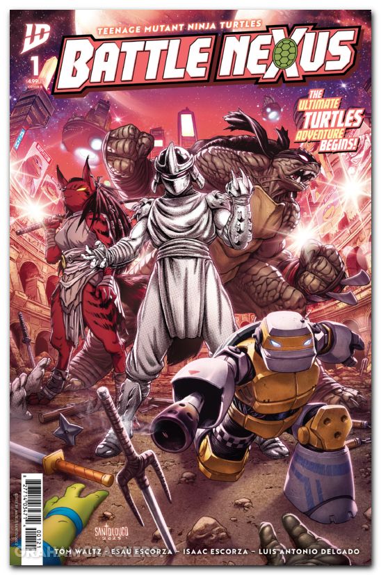 Teenage Mutant Ninja Turtles Battle Nexus #1 (2025) cover b santolouco variant