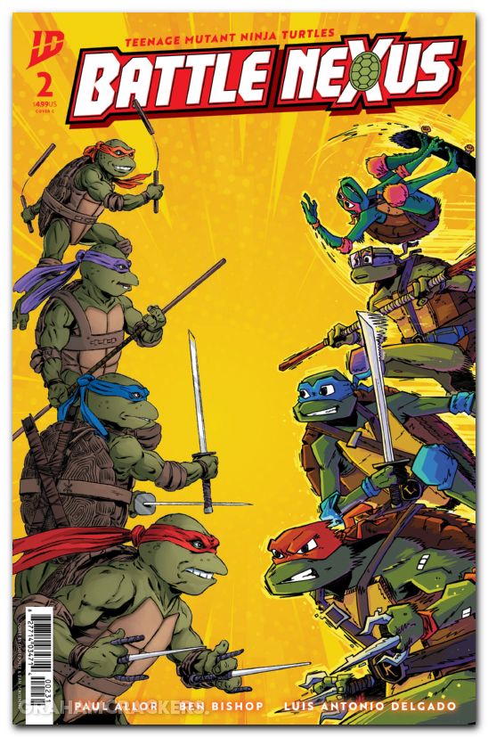 Teenage Mutant Ninja Turtles Battle Nexus #2 (2025) cover c joyce variant