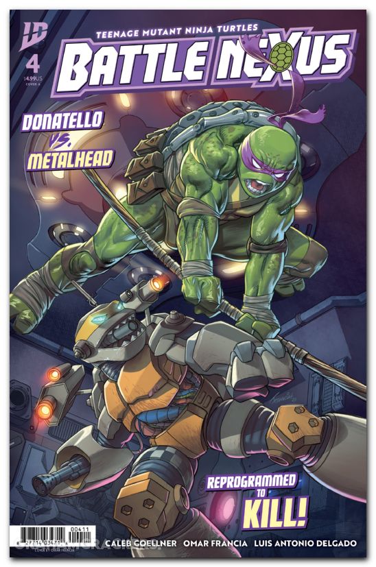 Teenage Mutant Ninja Turtles Battle Nexus #4 (2025) cover a