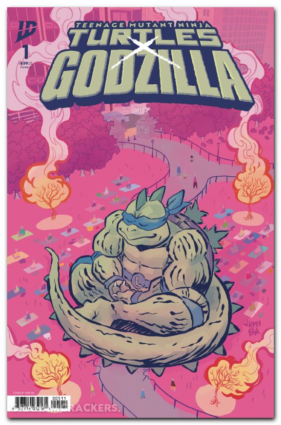 Teenage Mutant Ninja Turtles X Godzilla #1 (2025) cover b ba variant