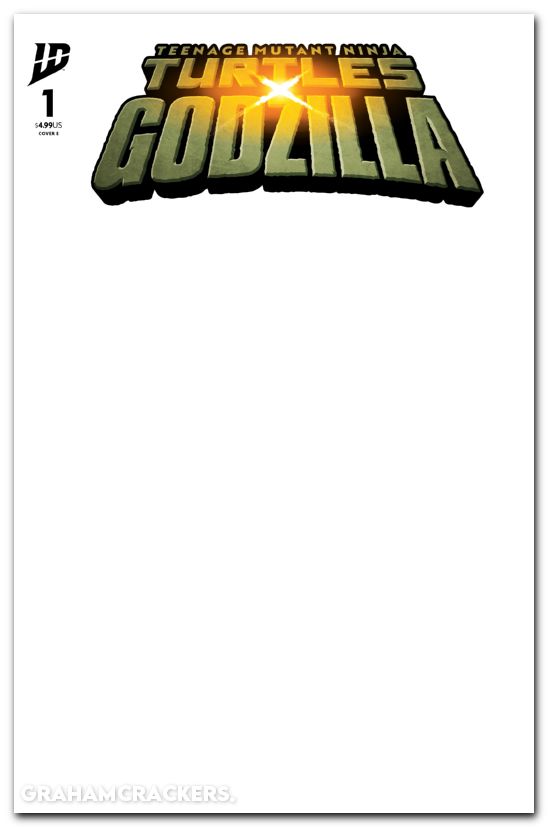 Teenage Mutant Ninja Turtles X Godzilla #1 (2025) cover e sketch variant