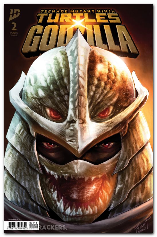 Teenage Mutant Ninja Turtles X Godzilla #2 (2025) cover a