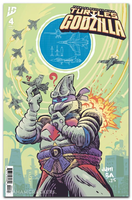 Teenage Mutant Ninja Turtles X Godzilla #4 (2025) cover b ba variant