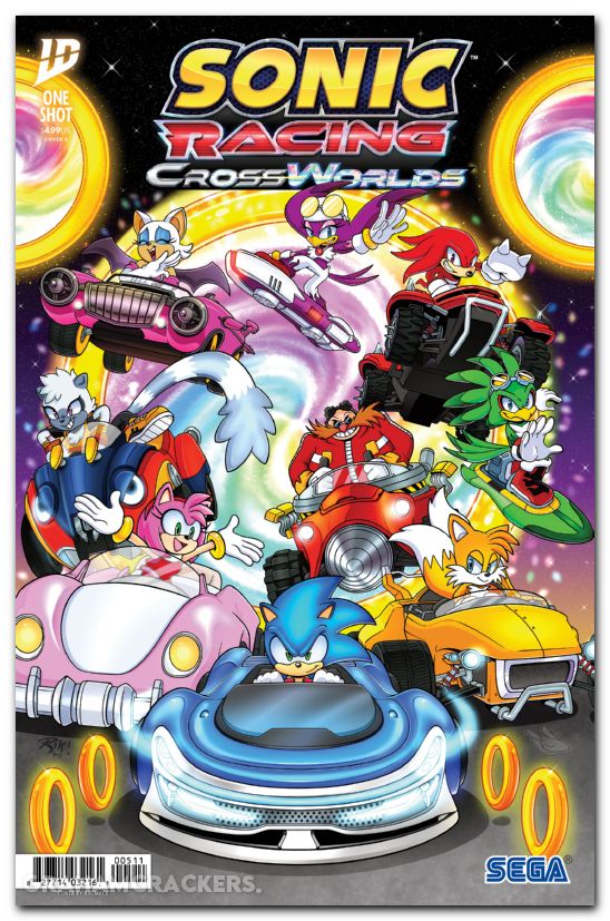 Sonic The Hedgehog Sonic Racing Crossworlds #1 (2025) cover b mack variant