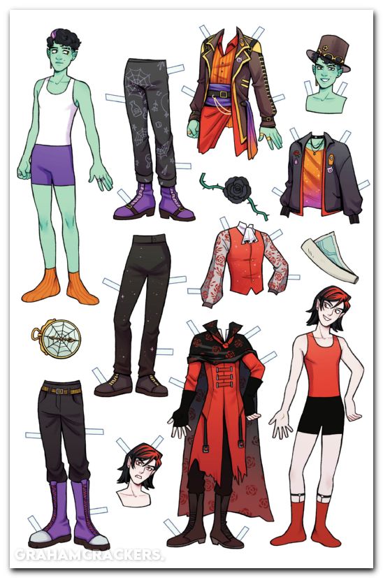 Monster High Boomuda Triangle #1 (2026) cover c mccurdy paper doll variant