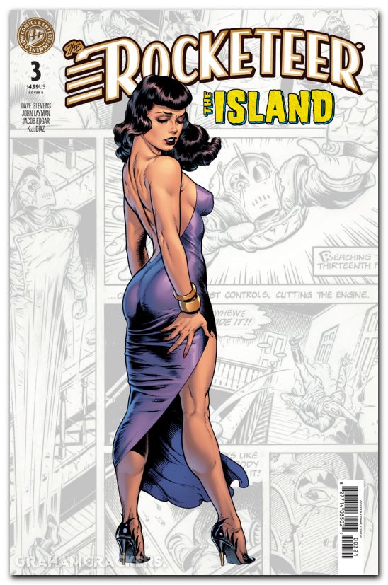 Rocketeer The Island #3 (2026) cover b stevens variant