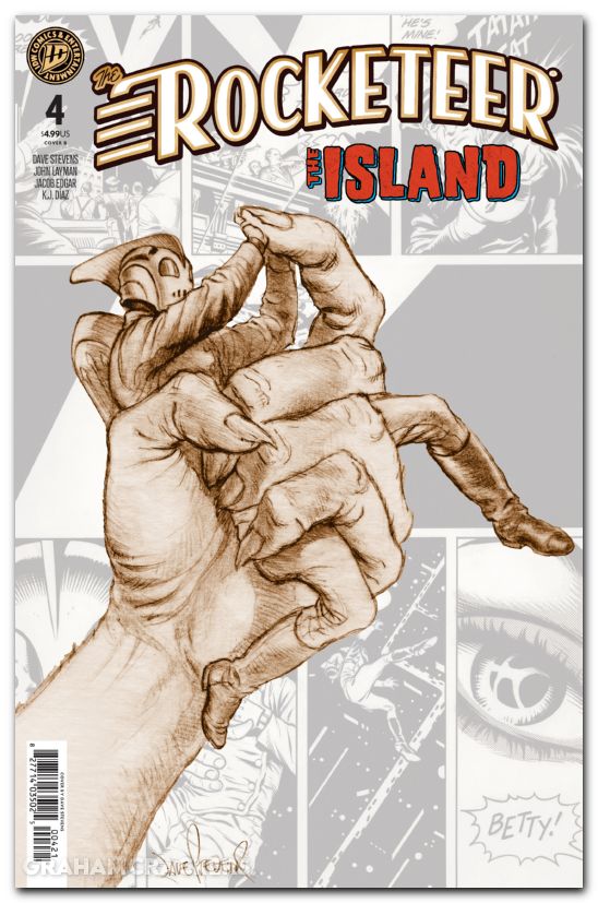 Rocketeer The Island #4 (2026) cover b stevens variant