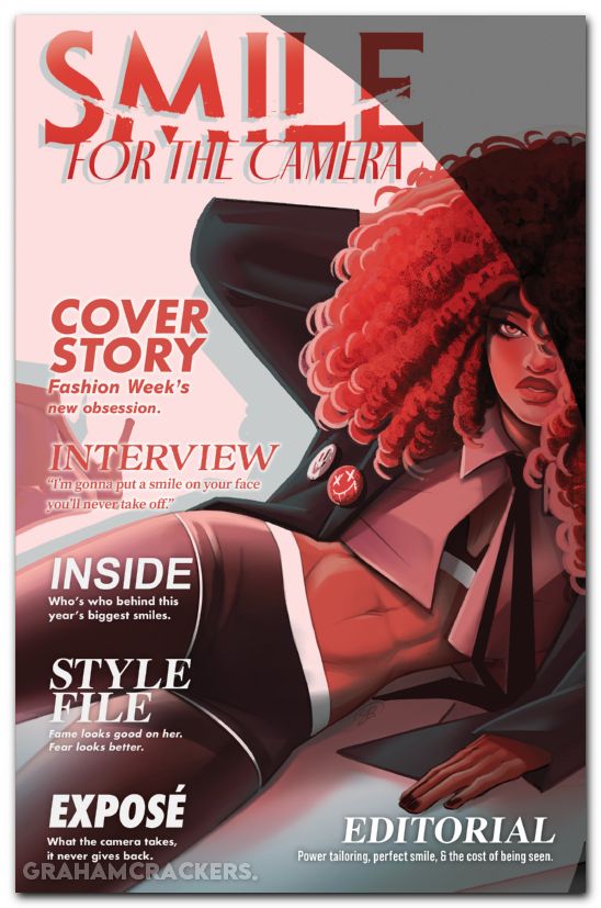 Smile For The Camera #4 (2026) cover c boo fashion magazine variant