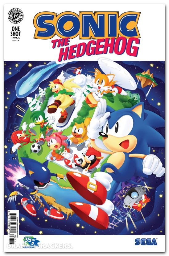 Sonic The Hedgehog 35th Anniversary Special #1 (2026) cover b hammerstrom variant