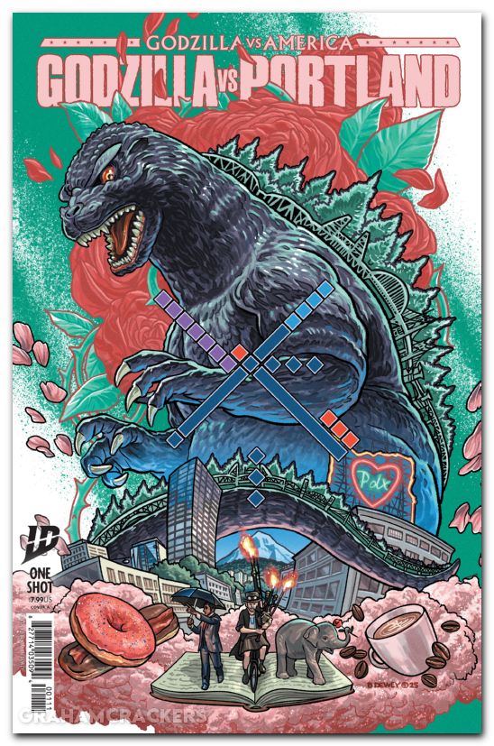 Godzilla Vs America Portland #1 (2026) cover a