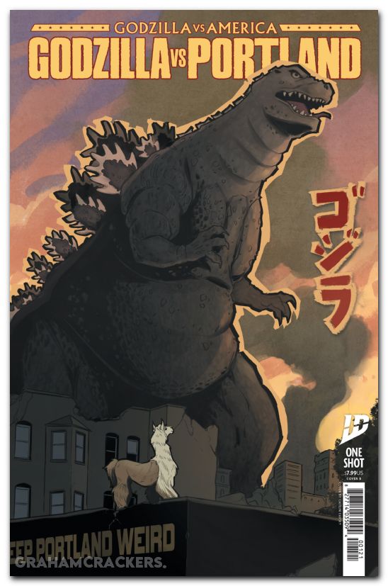Godzilla Vs America Portland #1 (2026) cover b yarsky variant