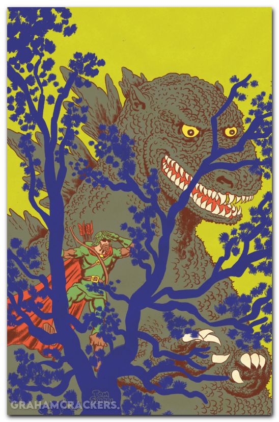 Godzillas Monsterpiece Theatre Presents #1 (2026) Romeo And Juliet And Godzilla cover d scioli robin hood variant