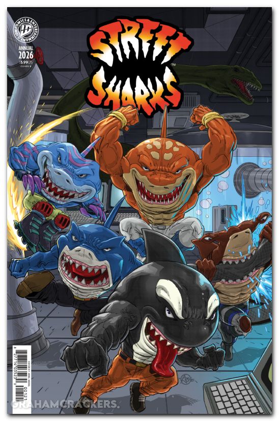 Street Sharks Annual #1 (2026) cover b medel variant