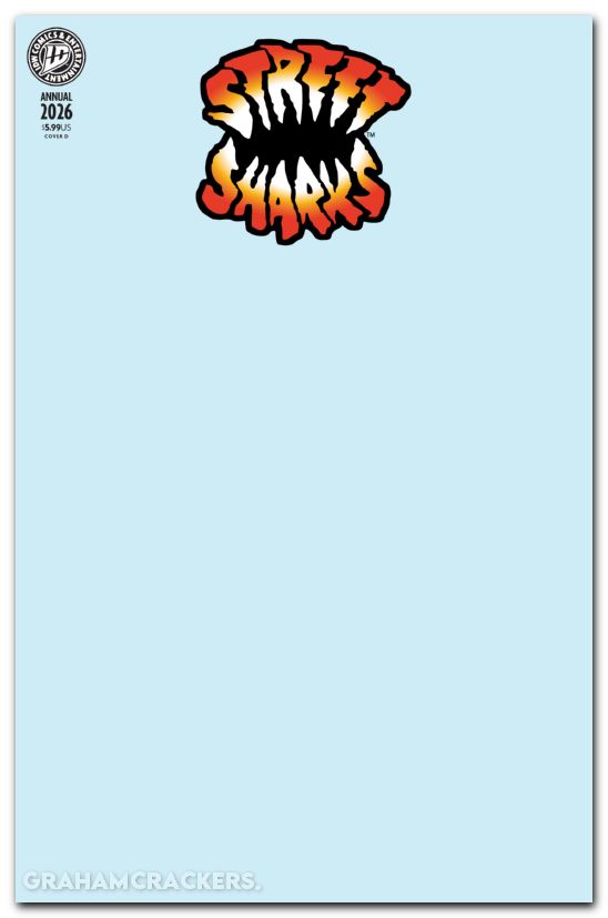 Street Sharks Annual #1 (2026) cover d blank sketch variant