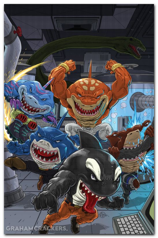Street Sharks Annual #1 (2026) cover f medel virgin variant