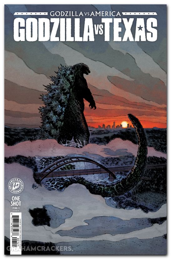 Godzilla Vs America Texas #1 (2026) cover b lotfi variant