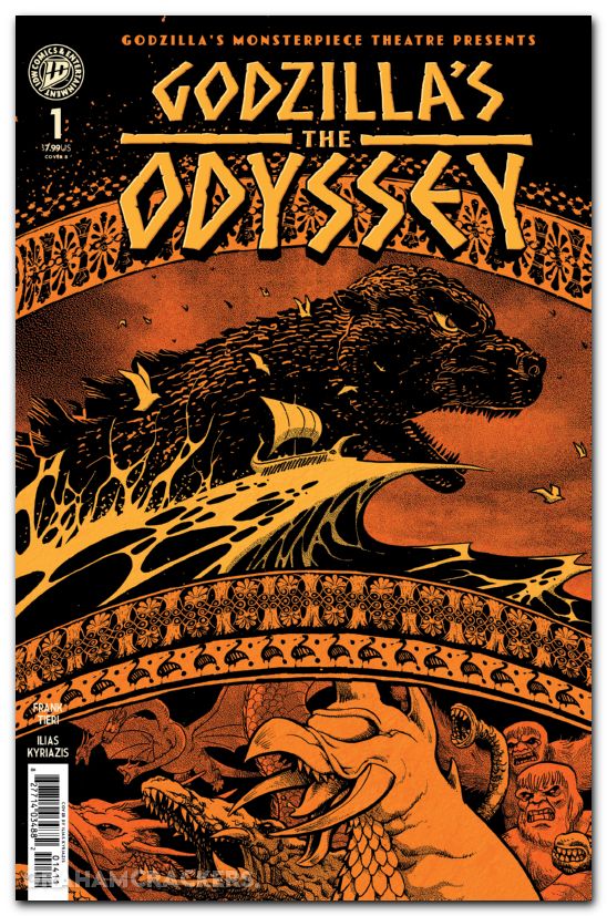 Godzillas Monsterpiece Theatre Presents #2 (2026) Godzillas The Odyssey cover b kyriazis variant