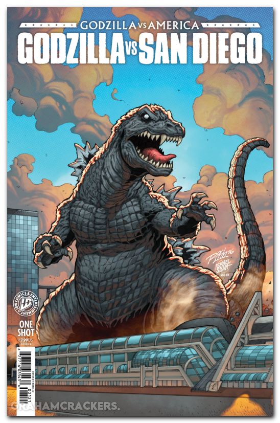 Godzilla Vs America San Diego #1 (2026) cover b lim variant