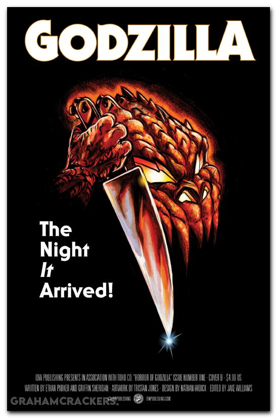 The Horror Of Godzilla #1 (2026) cover b tunica movie homage variant