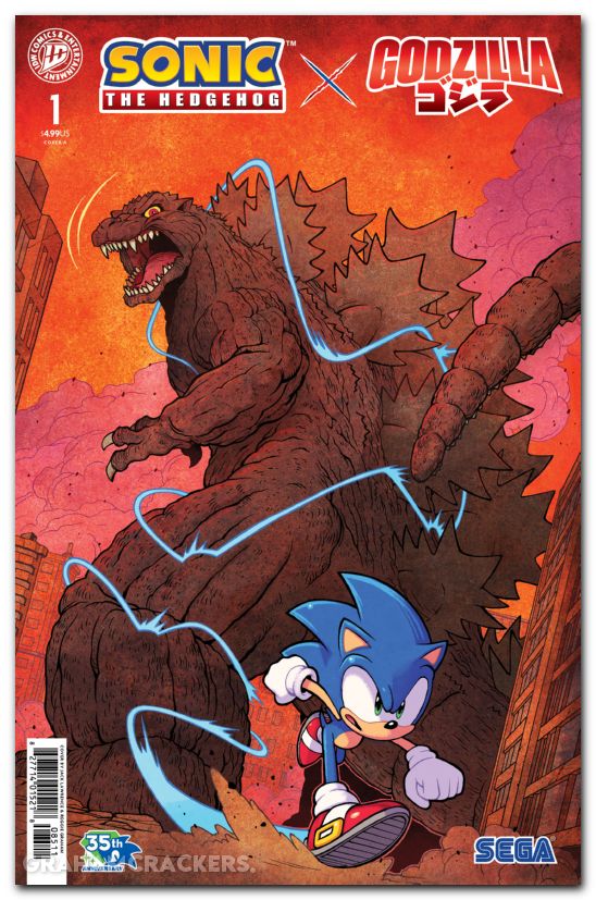 Sonic The Hedgehog X Godzilla