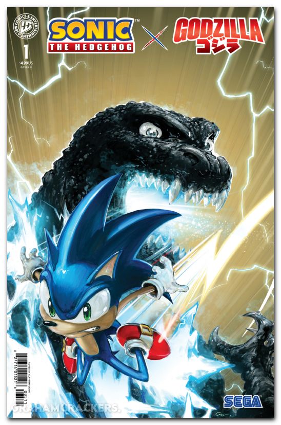 Sonic The Hedgehog X Godzilla #1 (2026) cover d crain variant