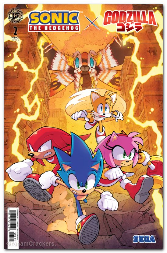 Sonic The Hedgehog X Godzilla #2 (2026) cover a