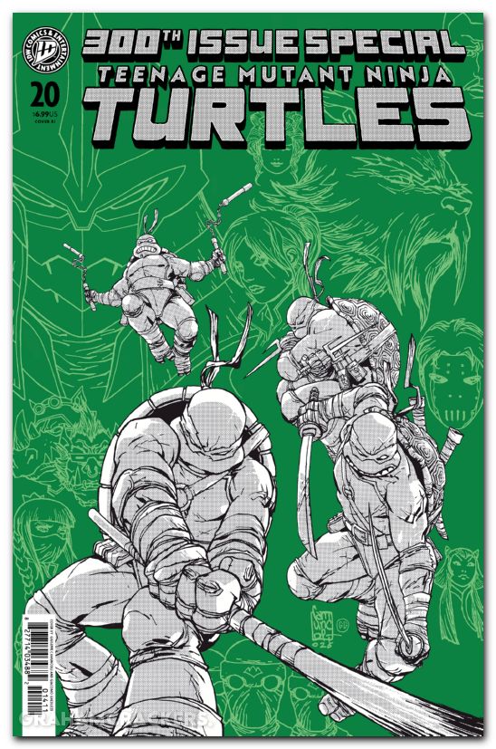 Teenage Mutant Ninja Turtles #20 (2024) 300th issue special cover j camuncoli variant